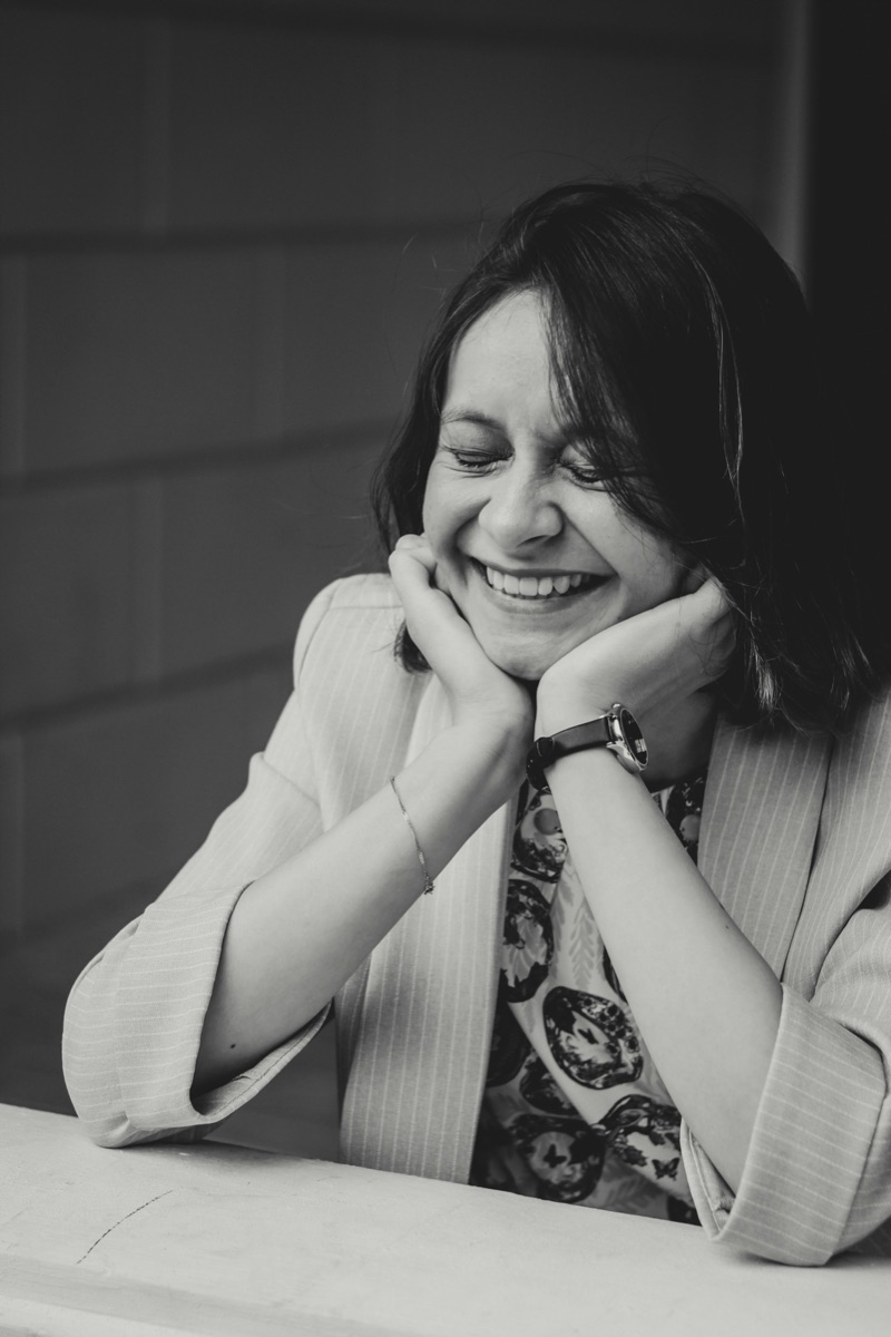 Femme souriante